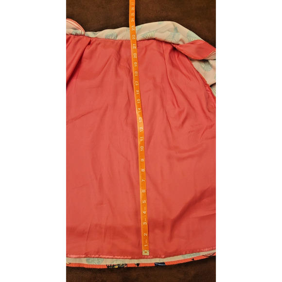 SMALL Modcloth Pink A Line Fit & Flare Retro Style Skirt Hot Air Balloons Pocket - Picture 10 of 12